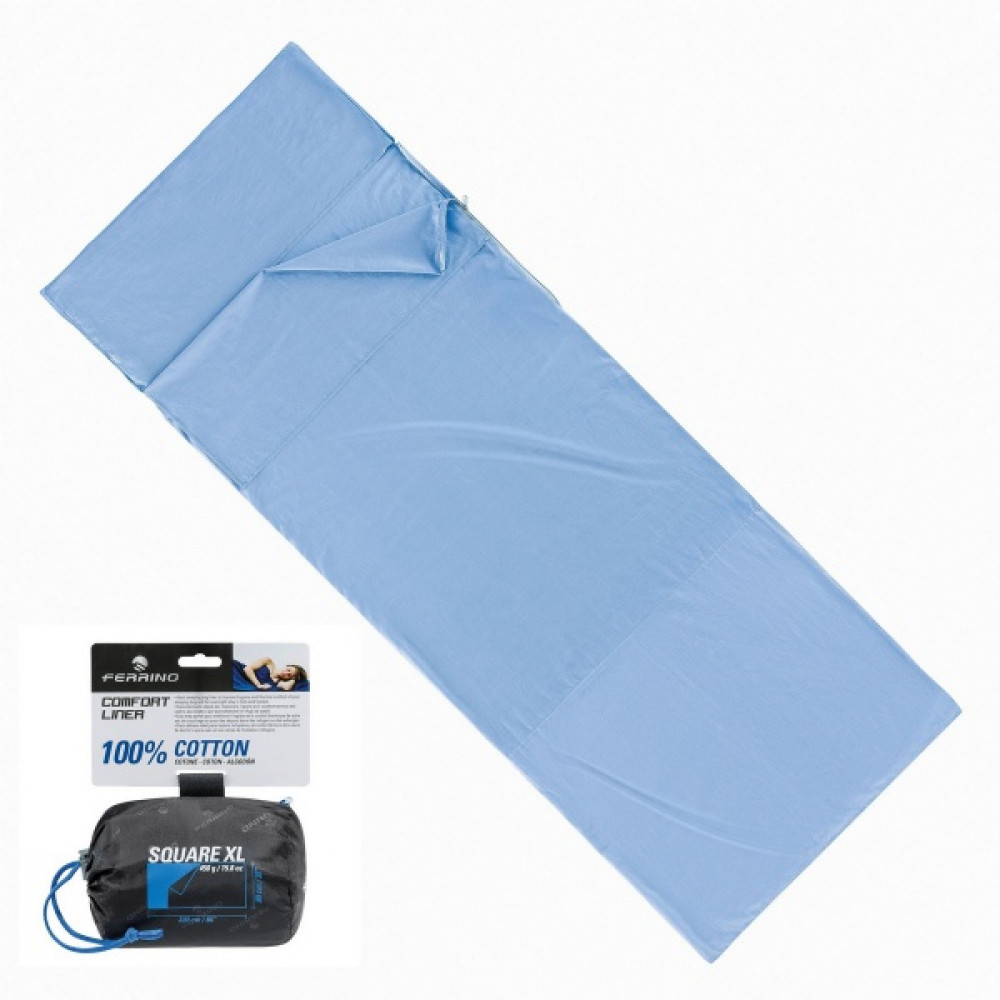 Фото Вкладиш для спального мішка Ferrino Liner Comfort Light SQ XL Blue