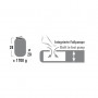 Коврик туристический High Peak Dayton XL 197x70x10cm (Dark Grey) фото 1