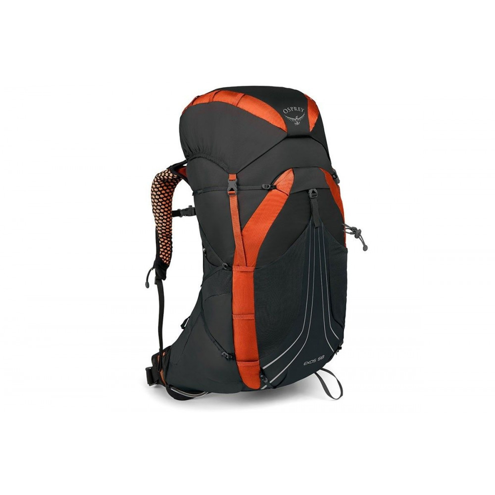 Фото Рюкзак Osprey Exos 58 Blaze Black LG черный