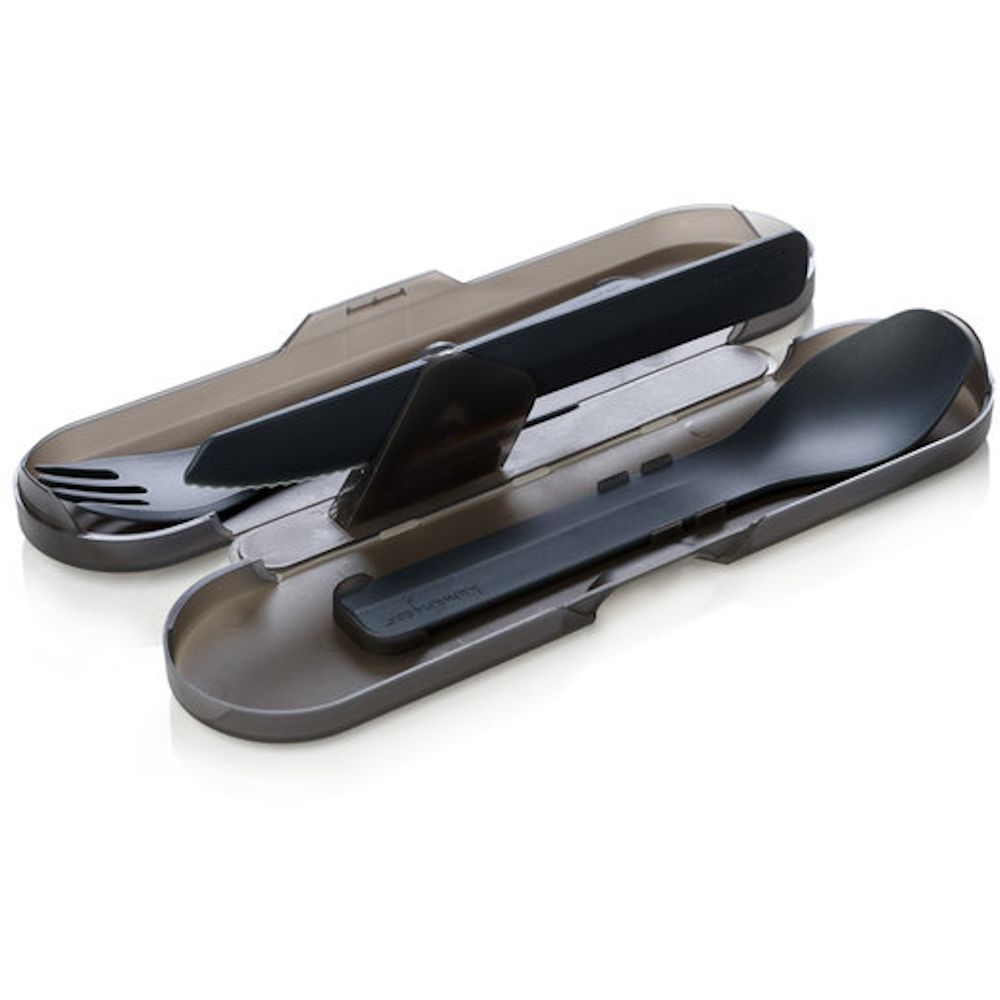 Фото Набір приборів для їжі Humangear GoBites Trio gray