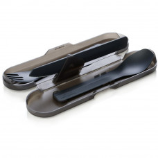 Набір приборів для їжі Humangear GoBites Trio gray