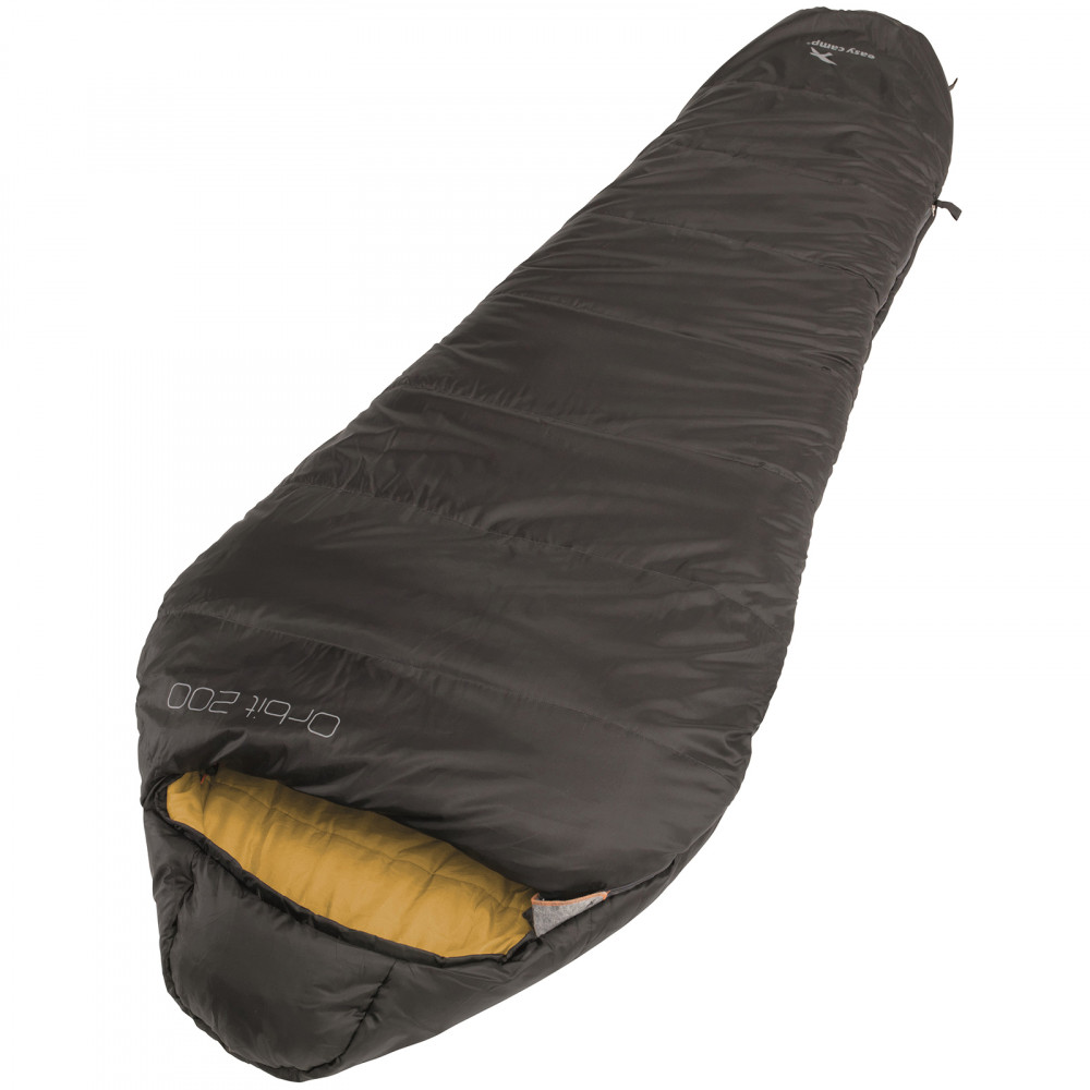 Фото Спальний мішок Easy Camp Orbit 200/-1°C Black (Left)