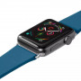 Ремешок LAUT Active из антибактериального TPU материала для Apple Watch 1-5 размер 42/44 мм, темный синий (LAUT_AWL_AC_BL) фото 1