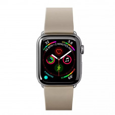 Ремешок LAUT Active из антибактериального TPU материала для Apple Watch 1-5 размер 42/44 мм, серо-коричневый (LAUT_AWL_AC_GY)