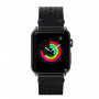 Ремінець LAUT Heritage з міцної перфорованої натуральної шкіри для Apple Watch 1-5 розмір 42/44 мм, смоляний (Jet Black) (LAUT_AWL_HE_BK) фото 0