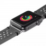 Ремінець LAUT Heritage з міцної перфорованої натуральної шкіри для Apple Watch 1-5 розмір 42/44 мм, сланцево-сірий (LAUT_AWL_HE_GY) фото 1