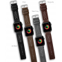 Ремінець LAUT Heritage з міцної перфорованої натуральної шкіри для Apple Watch 1-5 розмір 42/44 мм, сланцево-сірий (LAUT_AWL_HE_GY) фото 6