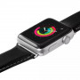 Ремінець LAUT Oxford з преміальної Nappa шкіри для Apple Watch 1-5 розмір 42/44 мм, ультра чорний (Noir) (LAUT_AWL_OX_BK) фото 1