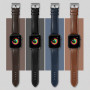 Ремінець LAUT Oxford з преміальної Nappa шкіри для Apple Watch 1-5 розмір 42/44 мм, індиго (LAUT_AWL_OX_BL) фото 6