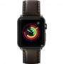 Ремінець LAUT Oxford з преміальної Nappa шкіри для Apple Watch 1-5 розмір 42/44 мм, еспрессо (LAUT_AWL_OX_ES) фото 0
