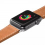 Ремінець LAUT Safari з натуральної шкіри рослинного дублення для Apple Watch 1-5 розмір 42/44 мм, світло-коричневий (Тан) (LAUT_AWL_SA_BR) фото 1