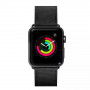 Ремінець LAUT Technical з нейлону і натуральної шкіри для Apple Watch 1-5 розмір 42/44 мм, чорний (LAUT_AWL_TE_BK) фото 0