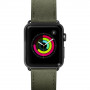 Ремінець LAUT Technical з нейлону і натуральної шкіри для Apple Watch 1-5 розмір 42/44 мм, Military Green (LAUT_AWL_TE_GN) фото 0