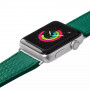 Ремінець LAUT Milano з італійської натуральної шкіри для Apple Watch 1-5 розмір 38/40 мм, смарагдовий (LAUT_AWS_ML_GN) фото 1