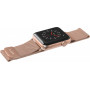 Ремінець LAUT Steel Loop з сталевого міланського плетіння для Apple Watch 1-5 розмір 38/40 мм, рожево-золотий (LAUT_AWS_ST_RG) фото 4