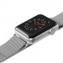 Ремінець LAUT Steel Loop з сталевого міланського плетіння для Apple Watch 1-5 розмір 38/40 мм, срібний (LAUT_AWS_ST_SL) фото 1