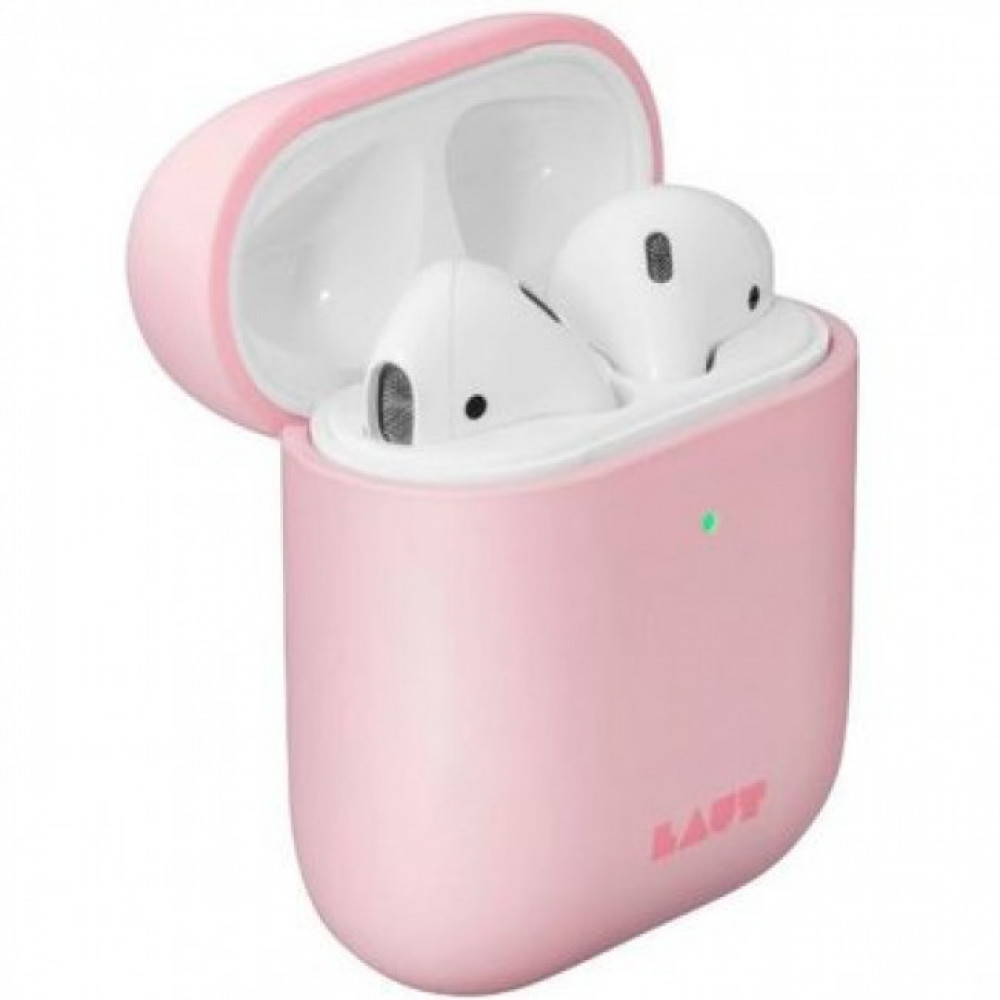 Фото Чохол LAUT HUEX Pastels для AirPods з твердого полікарбонату з м'яким гумовим покриттям, цукерковий (L_AP_HXP_P)