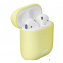 Чохол LAUT HUEX Pastels для AirPods з твердого полікарбонату з м'яким гумовим покриттям, щербет (L_AP_HXP_Y) фото 0
