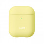Чохол LAUT HUEX Pastels для AirPods з твердого полікарбонату з м'яким гумовим покриттям, щербет (L_AP_HXP_Y) фото 1