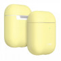 Чохол LAUT HUEX Pastels для AirPods з твердого полікарбонату з м'яким гумовим покриттям, щербет (L_AP_HXP_Y) фото 3