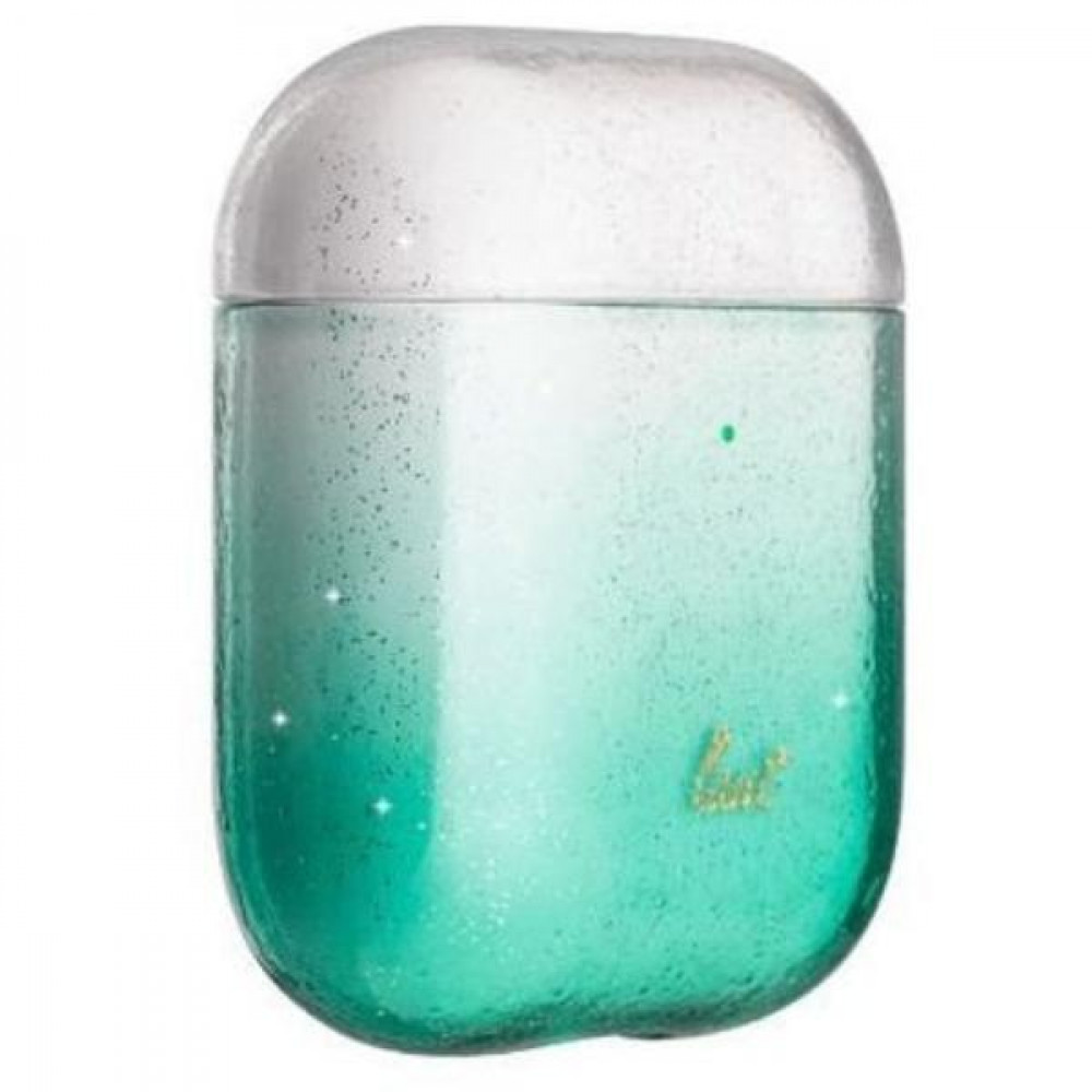 Фото Чохол LAUT Ombre Sparkle для AirPods з ультра легкого полікарбонату із захисним покриттям від подряпин і відколів, м'ятний (L_AP_OS_MT)