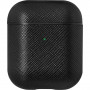 Чохол LAUT Prestige для AirPods з преміальної сафьянової PU шкіри, чорний (L_AP_PRE_BK) фото 4
