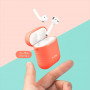 Чохол LAUT Pod для AirPods з високоякісної силіконової гуми з захисним шаром від подряпин і потертостей, кораловий (LAUT_AP_POD_P) фото 3