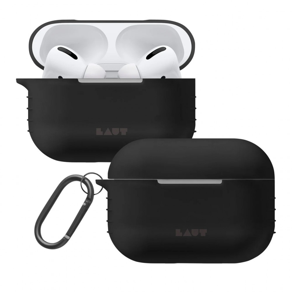 Фото Чохол LAUT CAPSULE IMPKT захищений для AirPods Pro, термопластіковий поліуретан і полікарбонат, вугільний (L_APP_CA_BK)