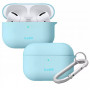 Чохол LAUT HUEX Pastels для AirPods Pro, твердий полікарбонат з гумовим покриттям, ніжно-блакитний (L_APP_HXP_BL) фото 0