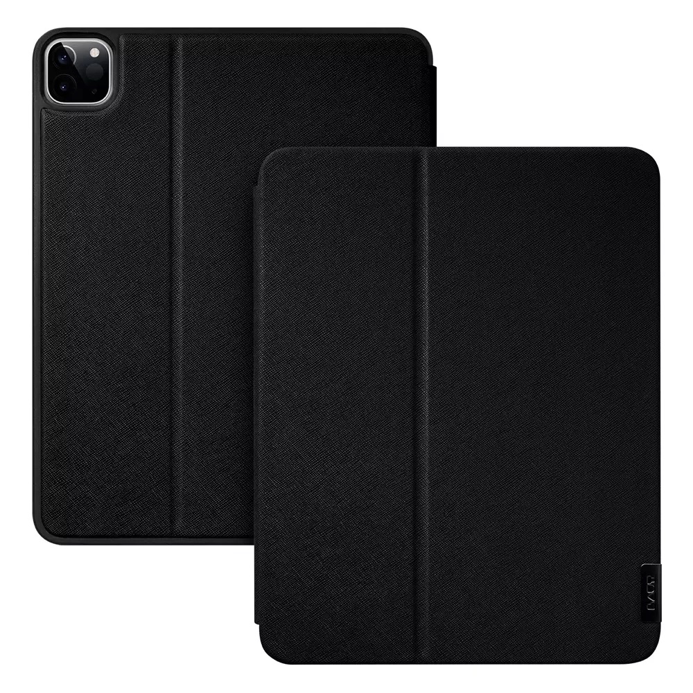 Фото Чохол-книжка LAUT Prestige Folio для iPad Pro 12.9 (2020/2018) і Apple Pencil з преміальної PU шкіри, чорний (L_IPP20L_PR_BK)