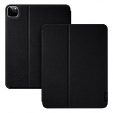 Чехол-книжка LAUT Prestige Folio для iPad Pro 12.9 (2020/2018) и Apple Pencil из премиальной PU кожи, черный (L_IPP20L_PR_BK)