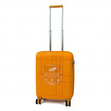 Чемодан на 4-х колесах Echolac Monogram (S) 36 л Electric Orange (ECPW003-403-70)