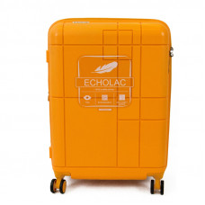 Чемодан на 4-х колесах Echolac Monogram (M) 61 л Electric Orange (ECPW003-402-70)