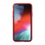 Чохол-накладка LAUT Flora для iPhone X / XS з преміальної штучної шкіри з тисненням рельєфним малюнком, червоний (LAUT_IP18-S_FL_R) фото 2