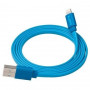 Кабель LAUT Link плоский синхро-зарядний з Lightning-USB роз'ємами 1.2 м, синій (LAUT_LK_LTN1.2_BL) фото 0