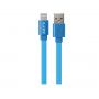 Кабель LAUT Link плоский синхро-зарядний з Lightning-USB роз'ємами 1.2 м, синій (LAUT_LK_LTN1.2_BL) фото 2