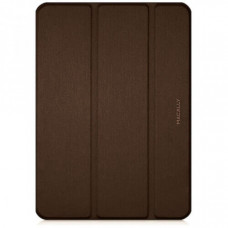 Чехол-книжка Macally Protective case and stand для iPad Pro 12.9 (2020/2018) из премиальной PU кожи, коричневый (BSTANDPRO4L-BR)