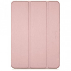 Чехол-книжка Macally Protective case and stand для iPad Pro 12.9 (2020/2018) из премиальной PU кожи, розовый (BSTANDPRO4L-RS)