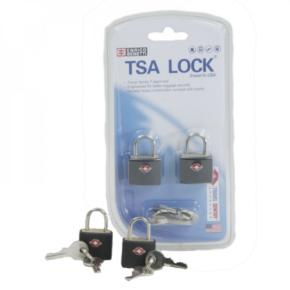 Фото TSA замок Enrico Benetti Travel Acc Black (EB55013 001)