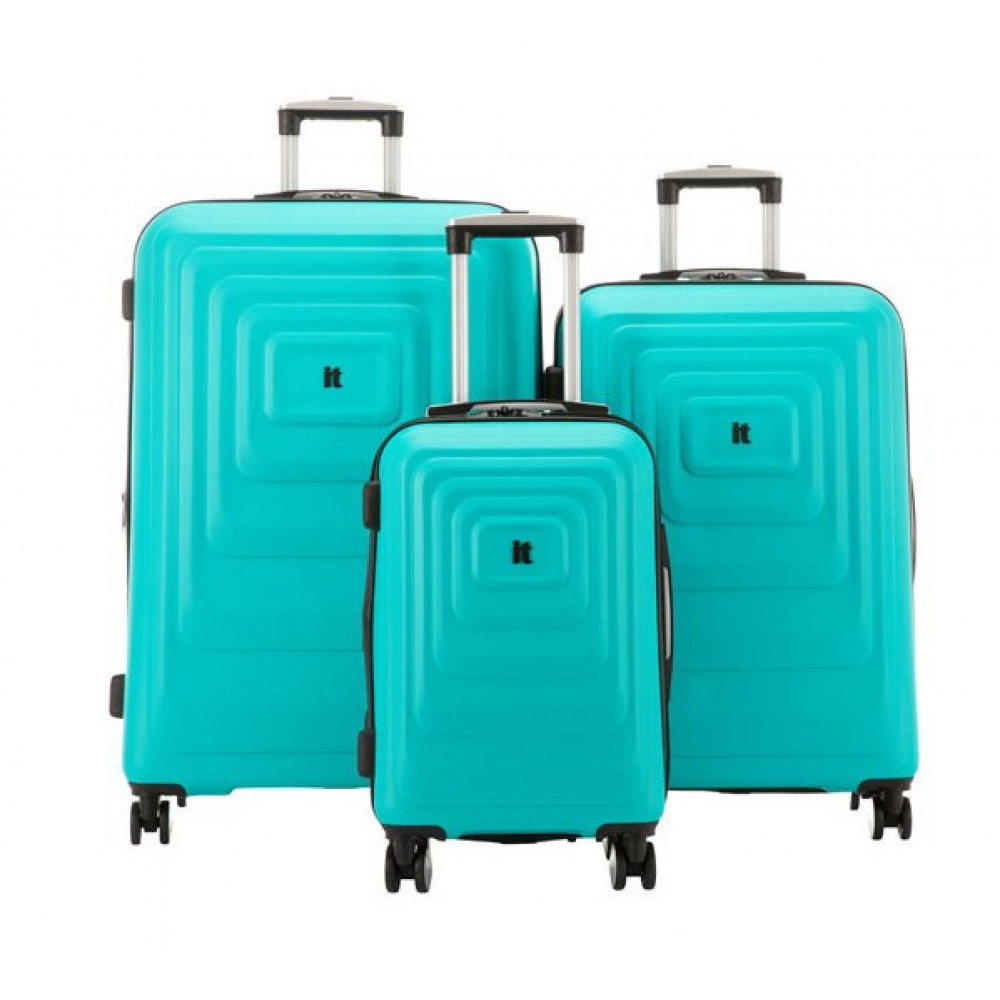 Фото Набор чемоданов на 4-х колесах IT Luggage Mesmerize Aquamic (IT16-2297-08-3N-S090)