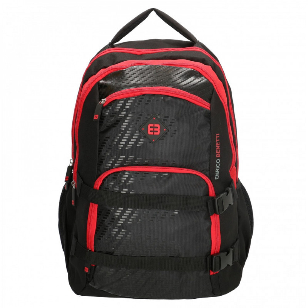 Фото Рюкзак для ноутбука 17.3 Enrico Benetti Natal 35 л Black-Red (EB47105 618)