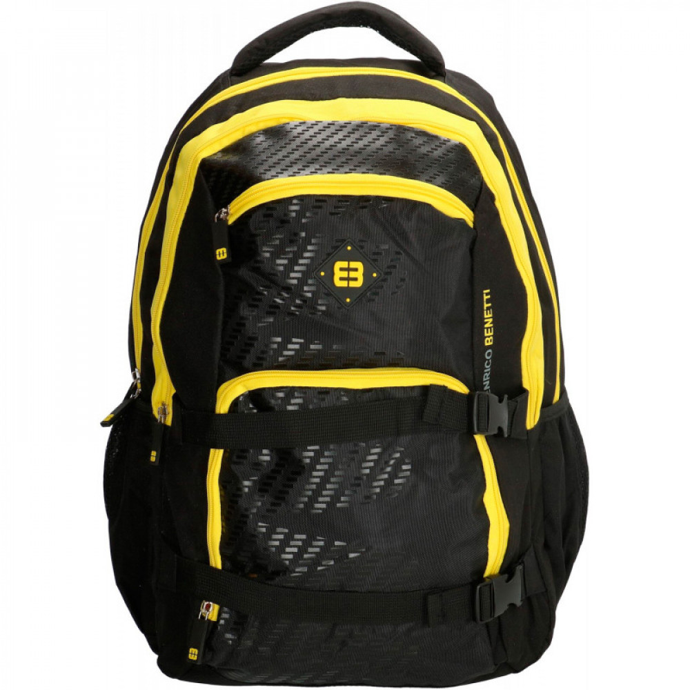 Фото Рюкзак для ноутбука 17.3 Enrico Benetti Natal 35 л Black-Yellow (EB47105 761)