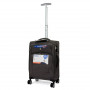Чемодан на 4-х колесах IT Luggage Satin 35 л Dark (IT12-2225-08-S-S755) фото 0