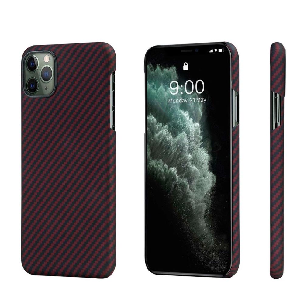 Фото Чехол-накладка Pitaka MagEZ Black/Red for iPhone 11 Pro Max (KI1103M)