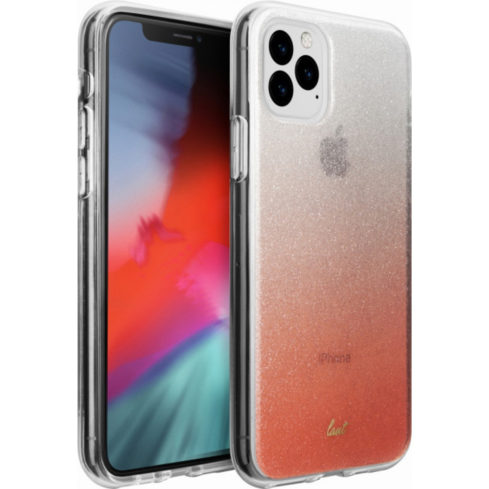 Фото Чохол-накладка LAUT OMBRE SPARKLE для iPhone11 Pro Max, персиковий