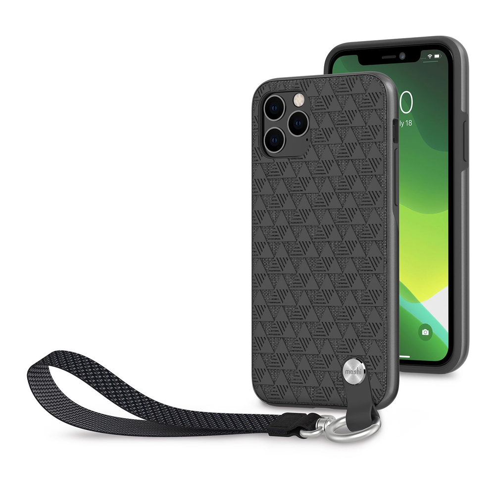 Фото Чохол-накладка Moshi Altra Slim Case with Wrist Strap Shadow Black for iPhone 11 Pro Max (99MO117006)