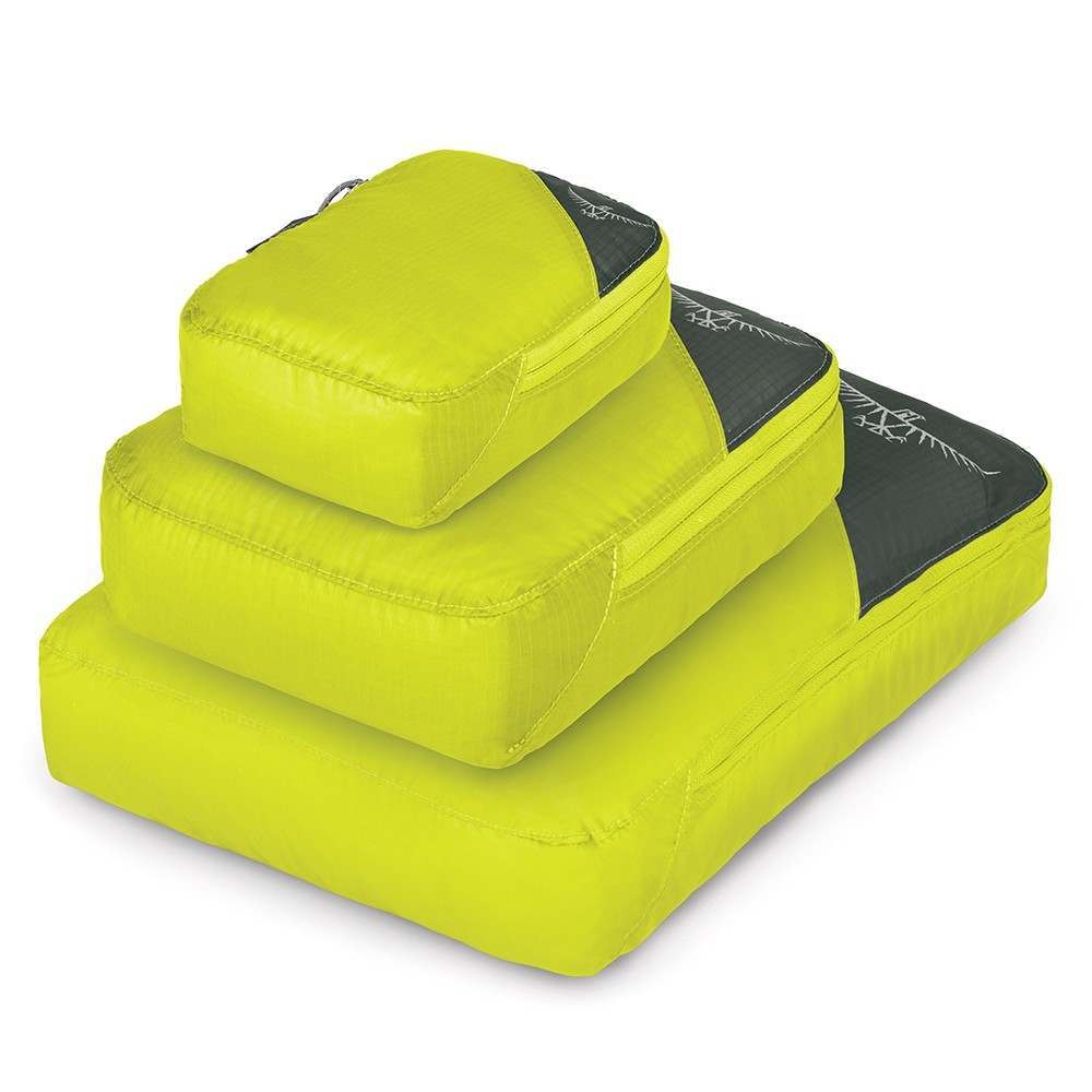 Фото Набор органайзеров Osprey Ultralight Packing Cube Set Electric Lime - S/M/L - зеленый