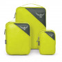 Набор органайзеров Osprey Ultralight Packing Cube Set Electric Lime - S/M/L - зеленый фото 2