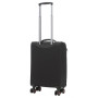 Чемодан March Tourer на 4 колесах 34.5 л черный с красной фурнитурой (2603/07) фото 1