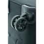 Чемодан March Sigmatic на 4 колесах 104-112 л черный с синей фурнитурой (2991/07 ) фото 5